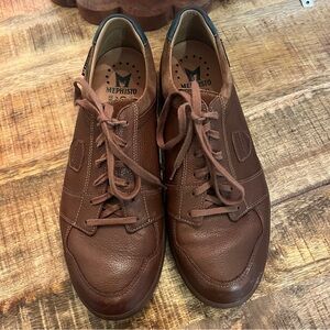 Mephisto City Hiker Air-Jet Men’s 11.5 Brown Leather Walking Comfort Shoes Ortho